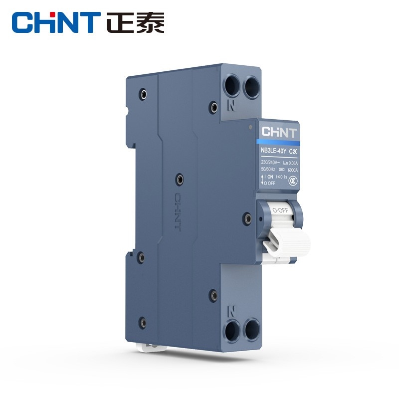 正泰(CHNT)空氣開關(guān)漏電保護(hù)開關(guān)斷路器空開小型家用 1P+N 1位 18mm NB3LE-40Y 20A