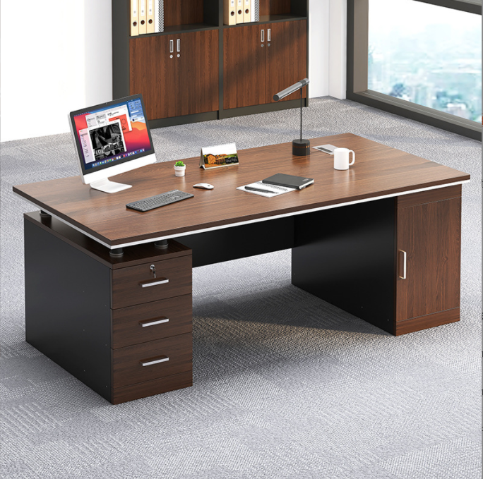 恒升办公桌台式家用简约电脑桌椅组合办公室单人简易写字桌大班台桌子