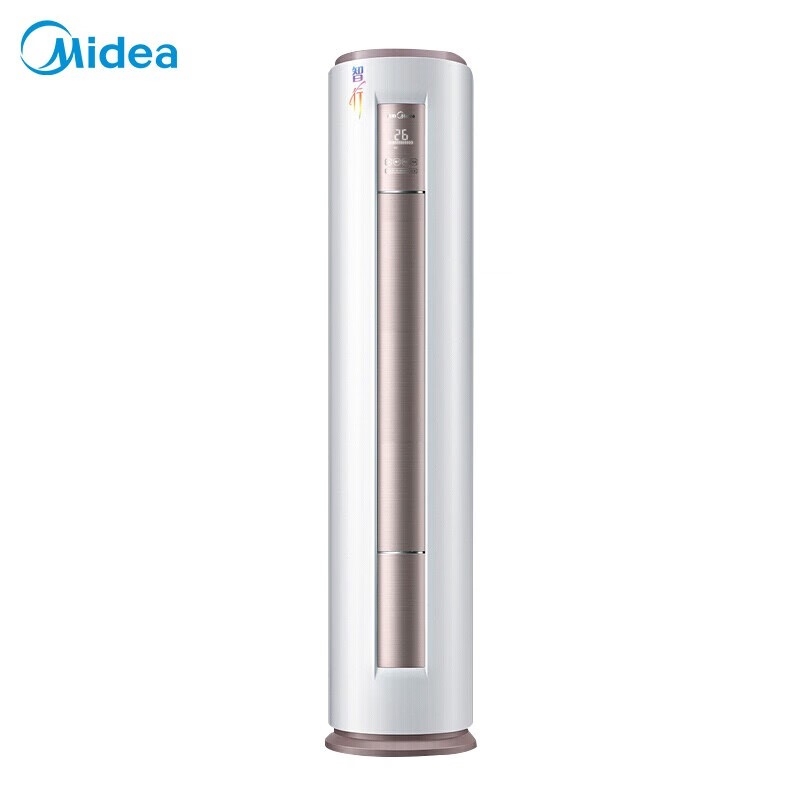 美的（Midea）新一级能效智行智能变频冷暖 客厅圆柱立式空调 3匹 KFR-72LW/BP3DN8Y-YH200(1)