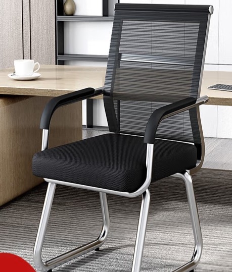 椅子椅舒適靠背椅辦公椅辦公椅家用電腦椅舒適久坐靠背椅 黑色