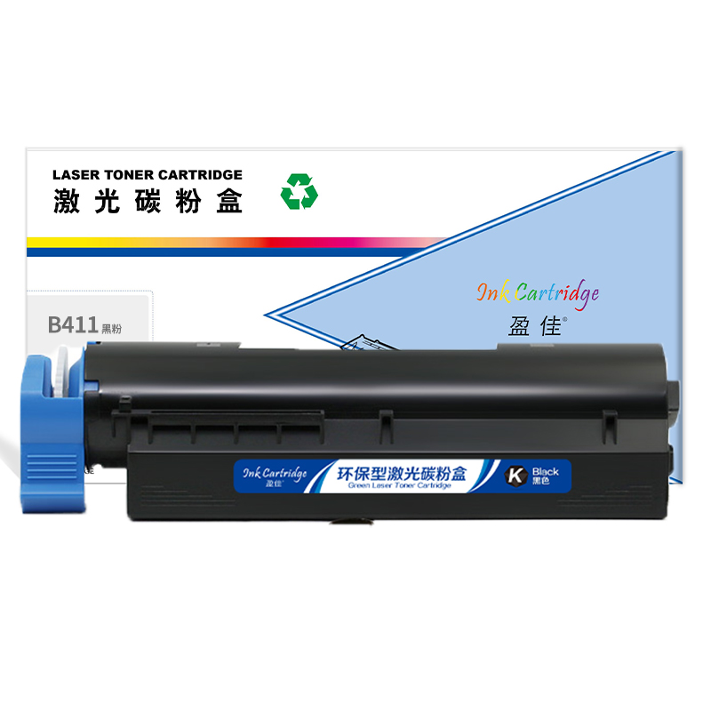 盈佳YJ B411黑粉-3K 适用:OKI B432/B411/B412/B431-企业版