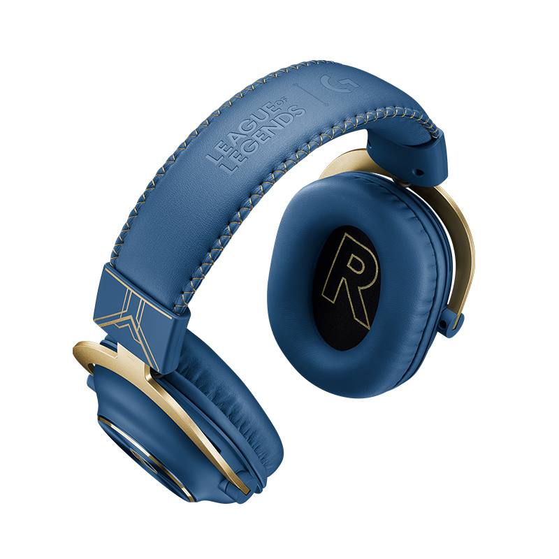 羅技（G） PRO X游戲耳機麥克風GPX7.1環繞聲 吃雞耳機耳麥 GPRO X有線耳機-海克斯定制版