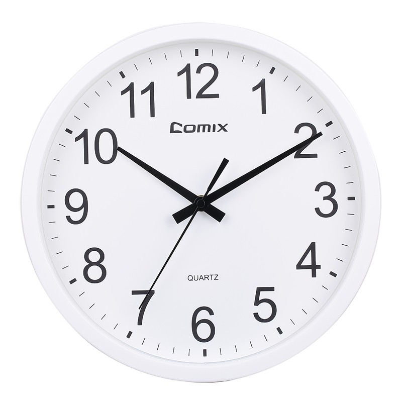 齐心（COMIX） 办公家用挂钟（计价单位：个） L820--12寸 白