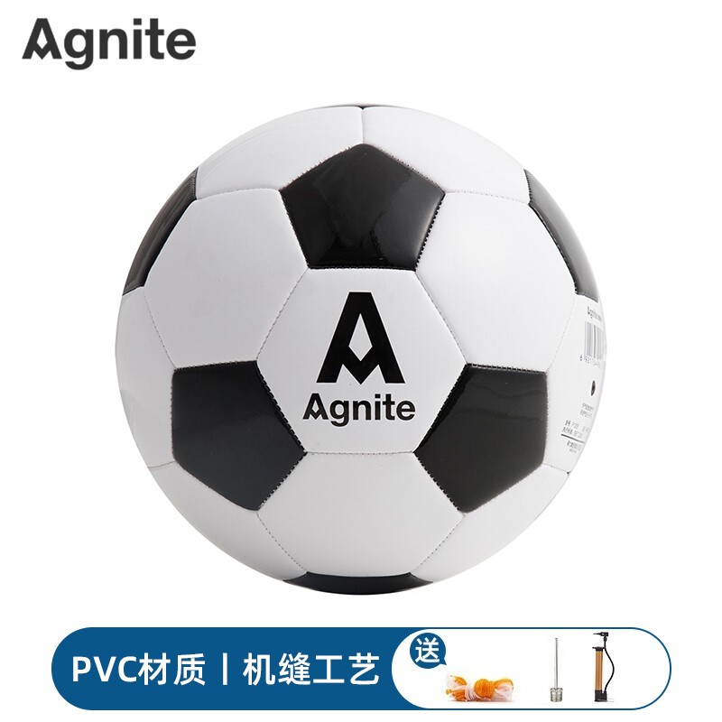 >得力（deli）4号耐磨足球室内外儿童中小学生成人训练比赛 F1205_PVC机缝（6-12青少年用球）