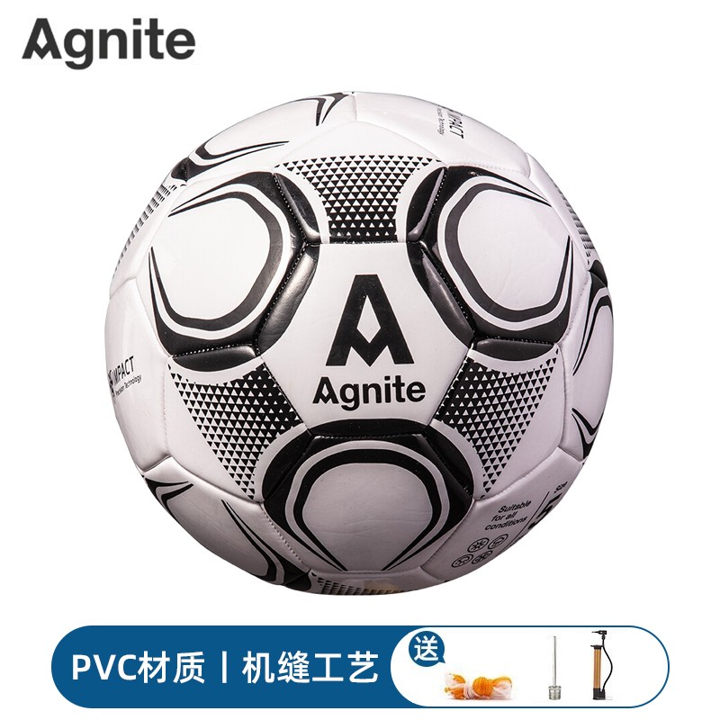 >得力（deli）成人儿童耐磨5号足球学用训练教学比赛足球 PVC机缝F1226